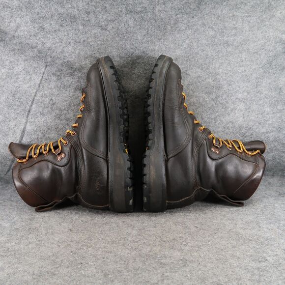 Danner Mens 8 Work Boots Hawk Nubuck Leather USA Waterproof Lace Up Handcrafted - Picture 12 of 16